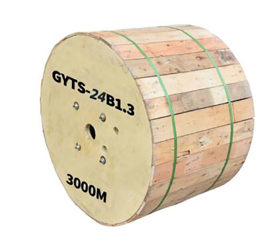 Ενιαίος υπαίθριος 24 πυρήνας καλωδίων gyts-24B1.3 οπτικής ίνας τρόπου G652D για την επικοινωνία