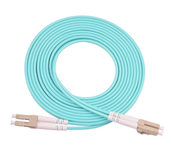lc lc επιδιορθώστε το σκοινί OM3/OM4 3Meter 10 πολλαπλού τρόπου διπλό PVC LSZH Gigabit