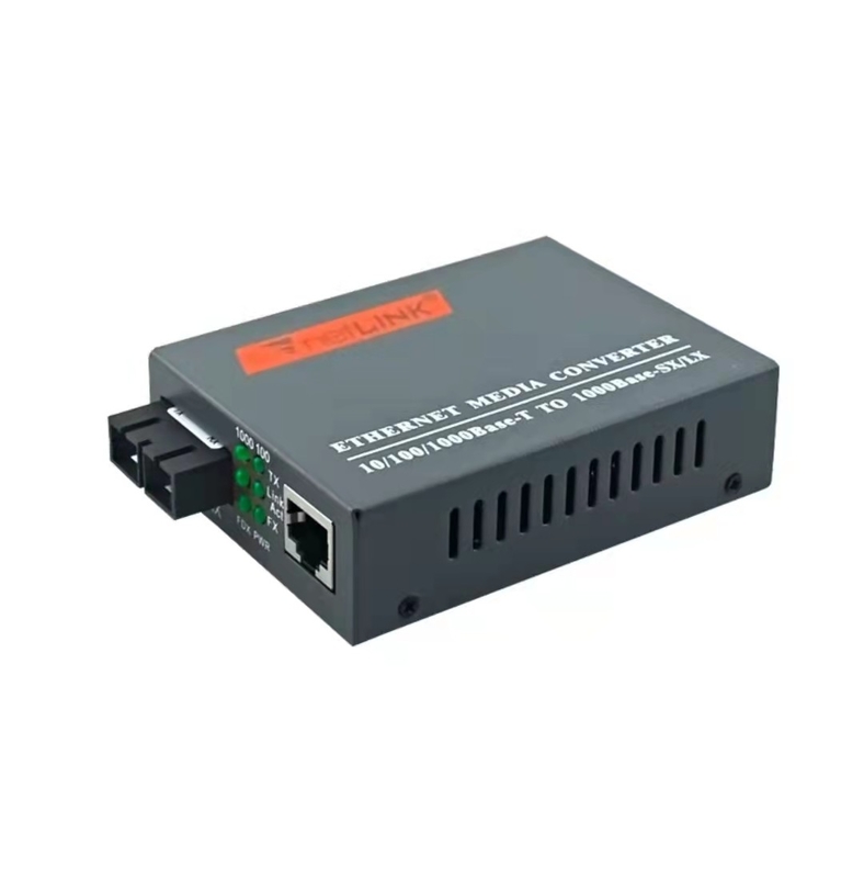Htb-gs-03 πομποδέκτης 10/100/1000M οπτικής ίνας διπλές ίνες τρόπου 20KM 1310nm ενιαίες