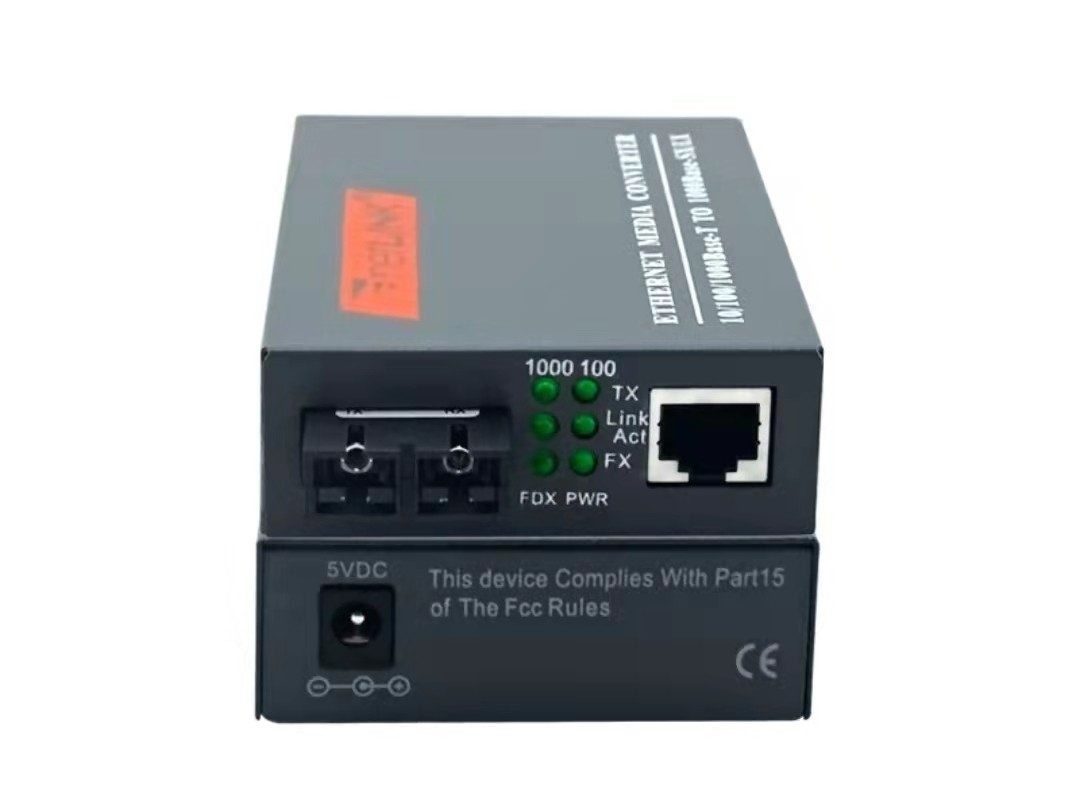 Htb-gs-03 πομποδέκτης 10/100/1000M οπτικής ίνας διπλές ίνες τρόπου 20KM 1310nm ενιαίες