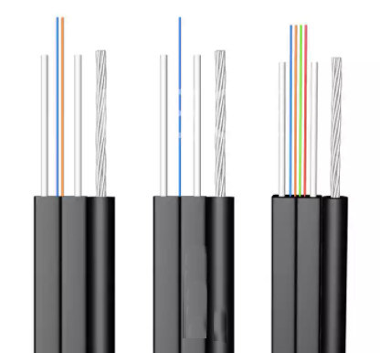 Καλώδιο πτώσης 1 πυρήνα οπτικών ινών GJYXCH Single Mode G657A2 FRP Ενισχυμένο μπουφάν LSZH