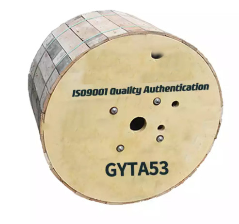 Καλώδιο οπτικών ινών Direct Burial GYTA Armored Single Mode 144 Core Double Sheath