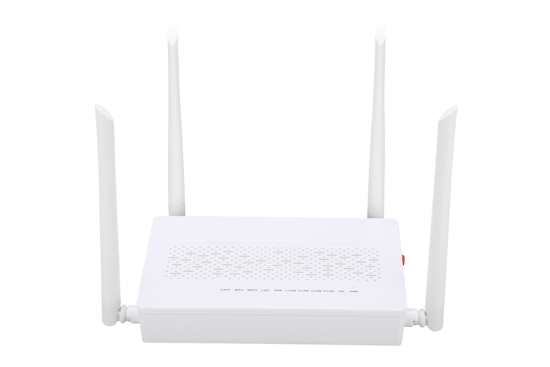 4GE 2.4G/5G WIFI ΔΟΧΕΊΩΝ CATV GPON ONU διαποδιαμορφωτών ενιαία ίνα τρόπου Sc ενιαία