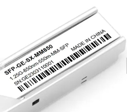 LC ενότητα 1.25G 550m πομποδεκτών συνδετήρων SFP διπλός πομποδέκτης οπτικών ινών 850nm