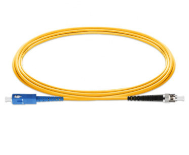 OS2 σκοινί SC/UPC μπαλωμάτων οπτικών ινών στον ενιαίο τρόπο ST/UPC