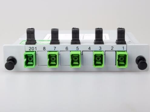 Apc Sc θραυστών 1x4 οπτικών ινών κασετών συνδετήρας για τα δίκτυα PON