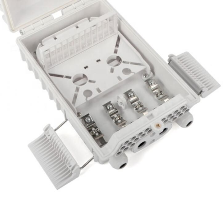 Τελικό πλαίσιο 24 πυρήνας υπαίθριο αδιάβροχο IP65 FTTH 4 λιμένας λιμένας/24 κολπίσκων οπτικών ινών Odf έξω