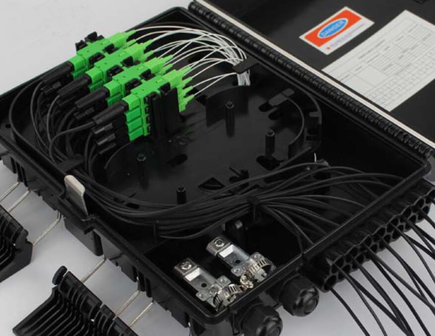 Αδιάβροχο τελικό πλαίσιο 2 κολπίσκος 16 έξοδος 16 κιβώτιο ABS/PC διανομής οπτικών ινών Ftth λιμένων