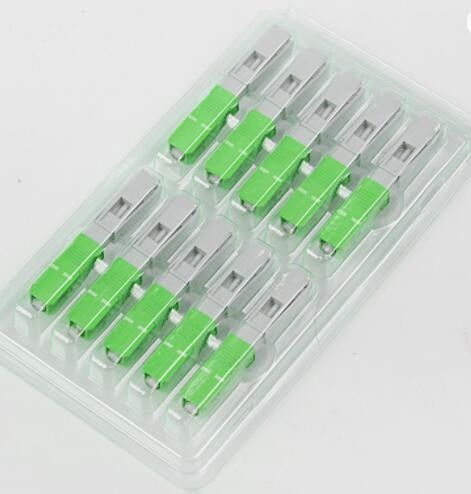 APC Sc καλωδίων 0.9mm γρήγορος συνδετήρας καλωδίων πτώσης IEC FTTH συνδετήρων ινών