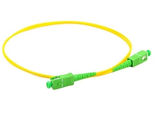 σκοινί 3m μπαλωμάτων οπτικών ινών 2.0mm APC μήκους που γυαλίζει το μονοκατευθυντικό σκοινί μπαλωμάτων Sc Sc
