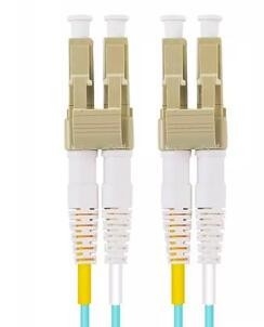 Διπλό σακάκι σκοινιού LSZH μπαλωμάτων LC LC OM3 για Gigabit Ethernet